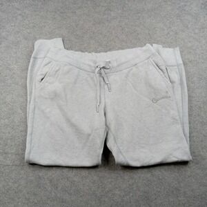 Converse Pants Mens Large Gray French Terry‎ Joggers Elastic Waist Cuffed